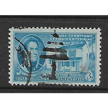 USA 1950 3c BLUE FIRST CAPITOL SG 993 FINE USED