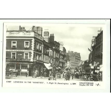 LONDON High Street Kensington Postcard (Collectorcard C1007)