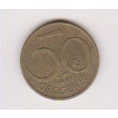 Austria 50 Groschen 1967 VF to EF