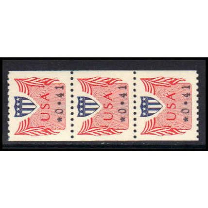 CVP31 41c Shield Very Fine MNH Dry Gum Strip of 3 PA5228