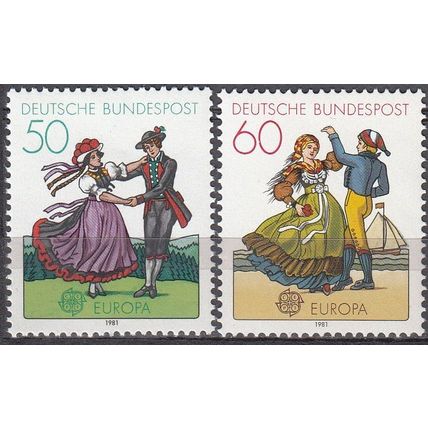 Deutschland 1981 Michel 1096 - 1097 Neuf ** Cote (2011) 2.50 € Europa CEPT