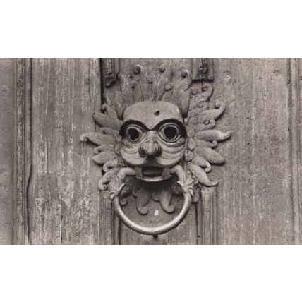 Durham Cathedral The Sanctuary Knocker Real Photo Postcard
