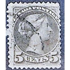 Canada 1889 SG106 5c Brownish-Grey Fine Used ..