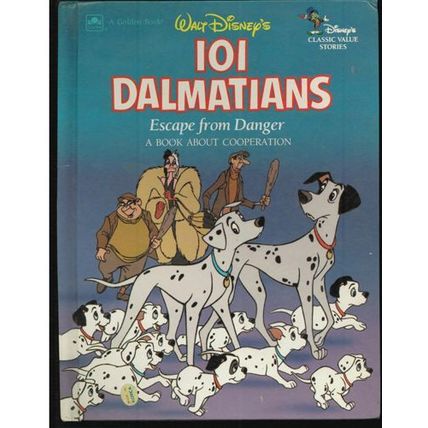 LOT of 2: Walt Disney's 101 Dalamatians HBs FREE Shipping