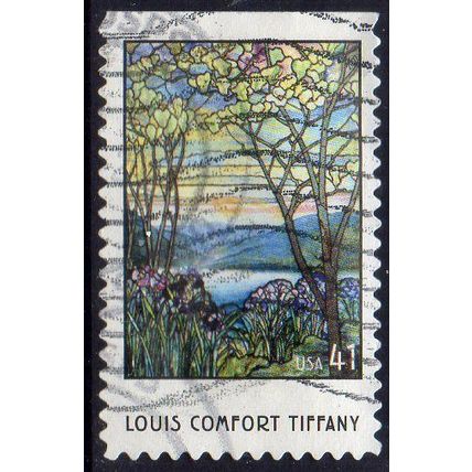 USA 2007 American Treasures - Stained Glass, Louis Comfort Tiffany 41c Used