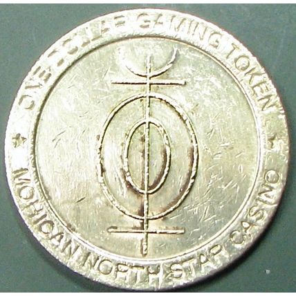North Star. $1 Casino Token. Bowler, WI. 16A.