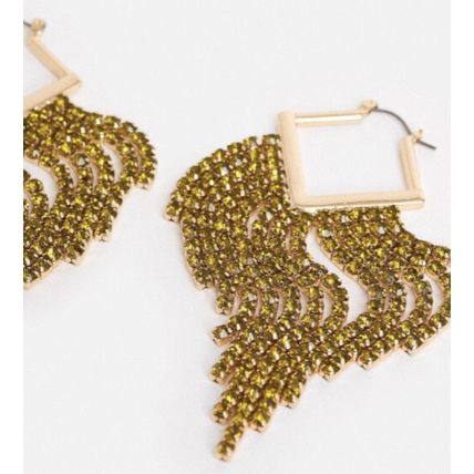 KAREN MILLEN Diamanté Drop Earrings NEW