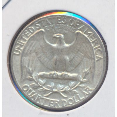 1951-P Washington 90% Silver Quarter, Ungraded, Nicer Coin