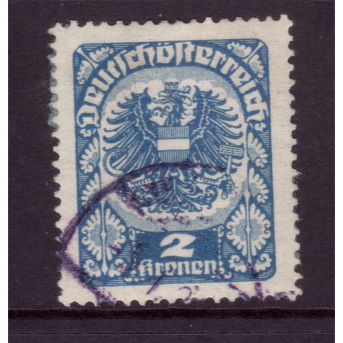 AUSTRIA 1920 SG405 2K BLUE FINE USED #5