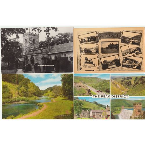 26 x Derbyshire, Some STREETS, early to more modern, New Mills, Lancaster bomber