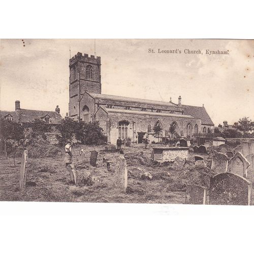 St Leonard's Church Eynsham Oxfordshire Postcard (OX73253)