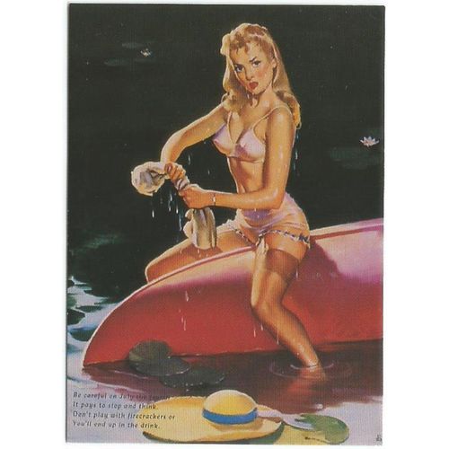 Gil Elvgren's Calender Pinups 2 Promo Trading Card from Comic Images - New