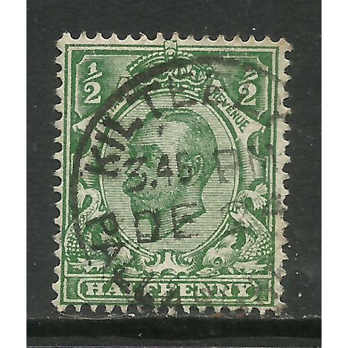 GB 1912 KGV 1/2d Deep Green Wmk 49 SG 338 ( B489 )