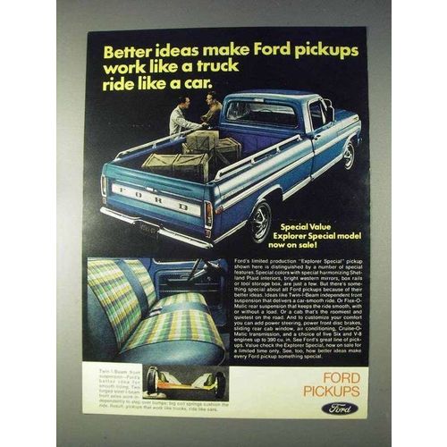 1970 Ford Explorer Special Pickup Truck Ad