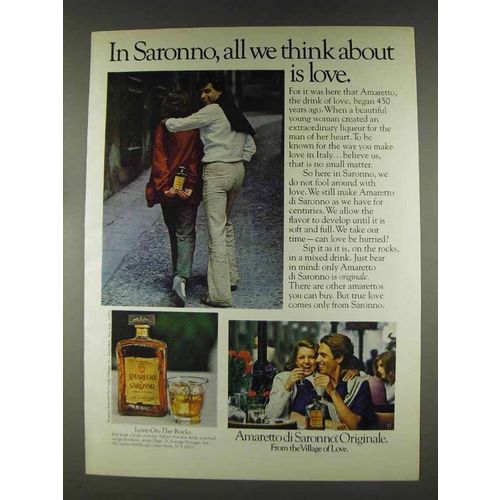 1978 Amaretto di Saronno Ad - Think About Love