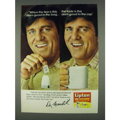 1978 Lipton Tea Ad - Don Meredith