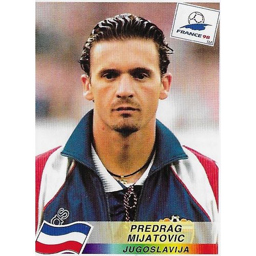 Panini's FIFA World Cup France 1998 Stickers: No.404 - Mijatović