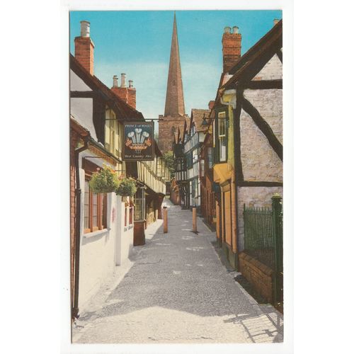 Church Lane Ledbury Postcard Herefordshire 11531