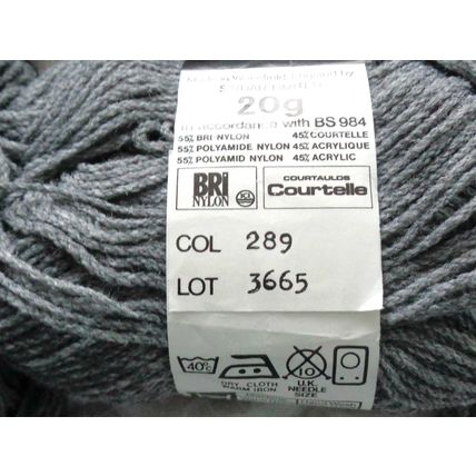 200g sirdar wash'n'wear knitting yarn grey knits as 4 ply