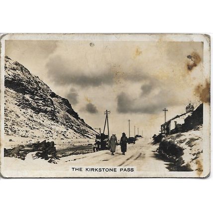Winter Scenes 1937 Senior Service Cigarette Card 43 - The Kirkstone Pass