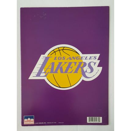 Shaquille O'Neal - Vintage 1997 Los Angeles Lakers Folder NBA Basketball