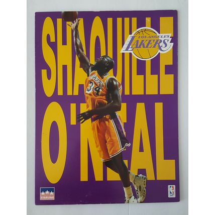 Shaquille O'Neal - Vintage 1997 Los Angeles Lakers Folder NBA Basketball