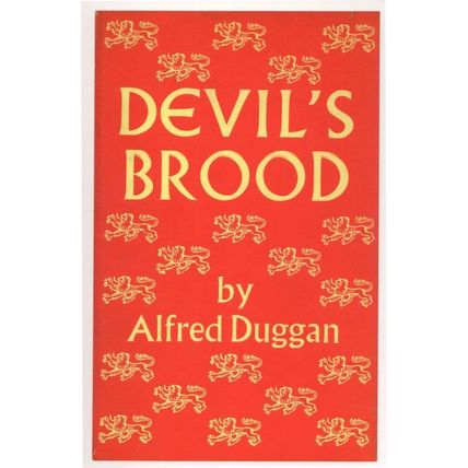 Devils Brood Alfred Duggan 1957 Book Postcard