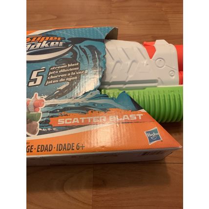 Nerf Super Soaker Scatter Blast 5 Stream Blast Jets Water Toy Gun
