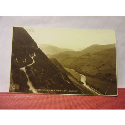 PRECIPICE WALK, DOLGELLEY. N. Wales used postcard by Judges 1935 pm #