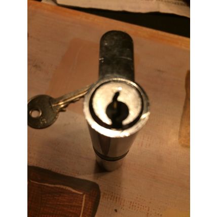 Generic Double Euro Cylinder 40/10/30 (45/35) USED Nickel Door Lock used 5 pin