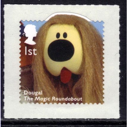 GB 2014 QE2 1st Classic Childrens TV ' Dougal ' Umm SG 3554 ( B270 )