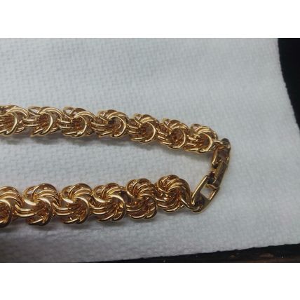 Vintage Necklace - Napier Thick Chain - Gold Tone Metal