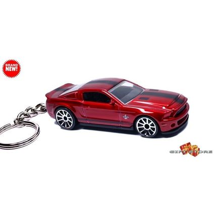 RARE NICE GIFT KEY CHAIN RED FORD SHELBY MUSTANG GT500 SS SUPER SNAKE or DIORAMA