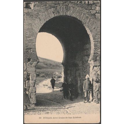 Arco Árabe de San Esteban, Burgos, c.1905-10 - Hauser y Menet Tarjeta Postal