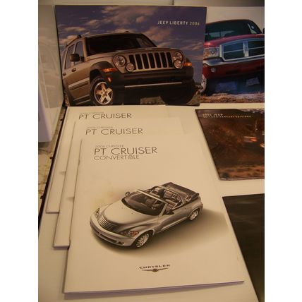 2006 CROSSFIRE PT CHARGER DAKOTA SRT LIBERTY COMMANDER CD, SALES BROCHURES (9)