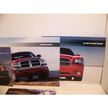 2006 CROSSFIRE PT CHARGER DAKOTA SRT LIBERTY COMMANDER CD, SALES BROCHURES (9)