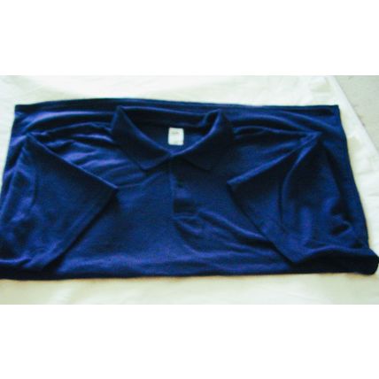 New, Unsused Men's Polo Shirt 3XL Navy Fruit of the Loom T-Shirt