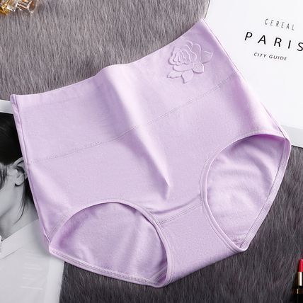 Pure Cotton High Waist Women's Panties Postpartum High Waist Belly Up Hips Plus