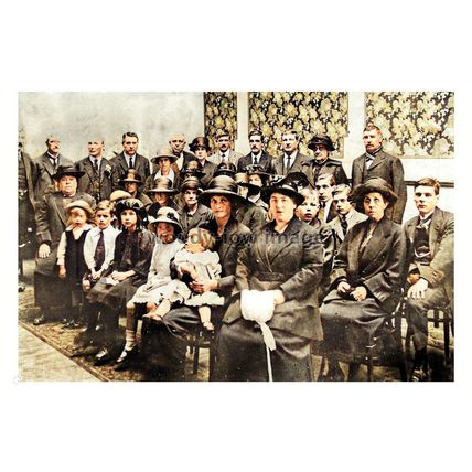 ptc4299 - Yorks. - Maltby 1923 Pit Disaster, Union Officials Families, print 6x4