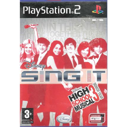 PlayStation 2 Game Disney Sing It High School Senior Year 3