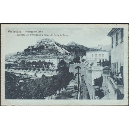 Passeggiata Colla, Ventimiglia, c.1910s - Gibelli Cartolina