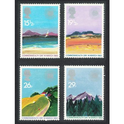 Great Britain Commonwealth Day - Geographical Regions 4v 1983 MNH