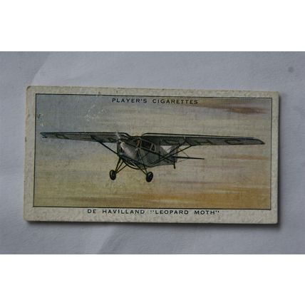1935 Players Aeroplanes (Civil) No. 13 De Havilland Leopard Moth