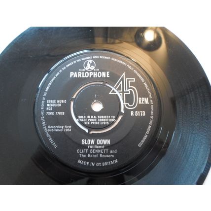 7" 1964 ,CLIFF BENNETT AND THE REBEL ROUSERS ONE WAY LOVE,.PARLOPHONE R5173,EXCE
