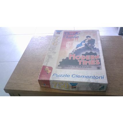 CHARLIE CHAPLIN: MODERN TIMES Movie Poster Jigsaw (750 Piece) Clementoni Cinema