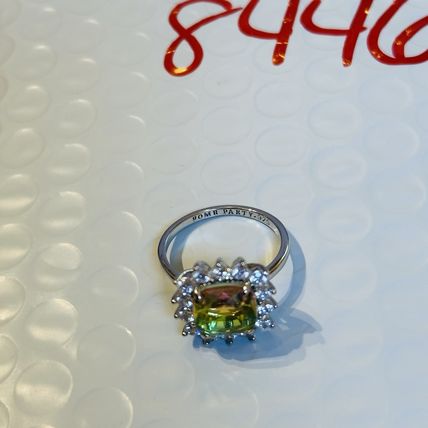 Bomb Party Sz7 Rasta Colors Ring Jewelry RBP Flower Tricolor 925 Sterling Silver