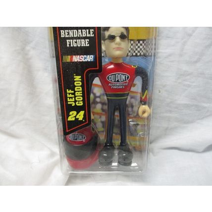 Jeff Gordon 24 Nascar Bobble Dobbles Bendable Figure 3 up Dupont