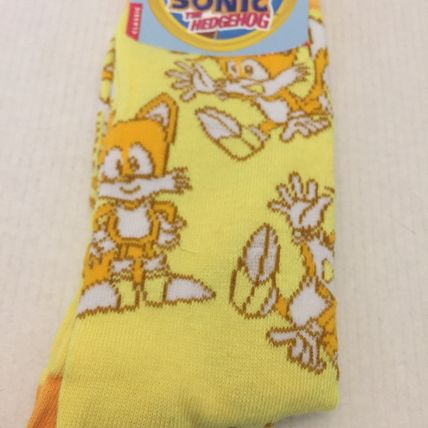 NEW Sonic the Hedgehog Tails Unisex Crew Socks Size 10-13