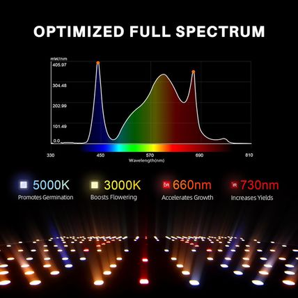 Spider Farmer 2024 New SF1000 LED Grow Light with Samsung LM301H EVO High Effici
