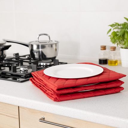 Navaris Electric Plate Warmer - 10 Plate Blanket Heater Pockets for Warming Dinn